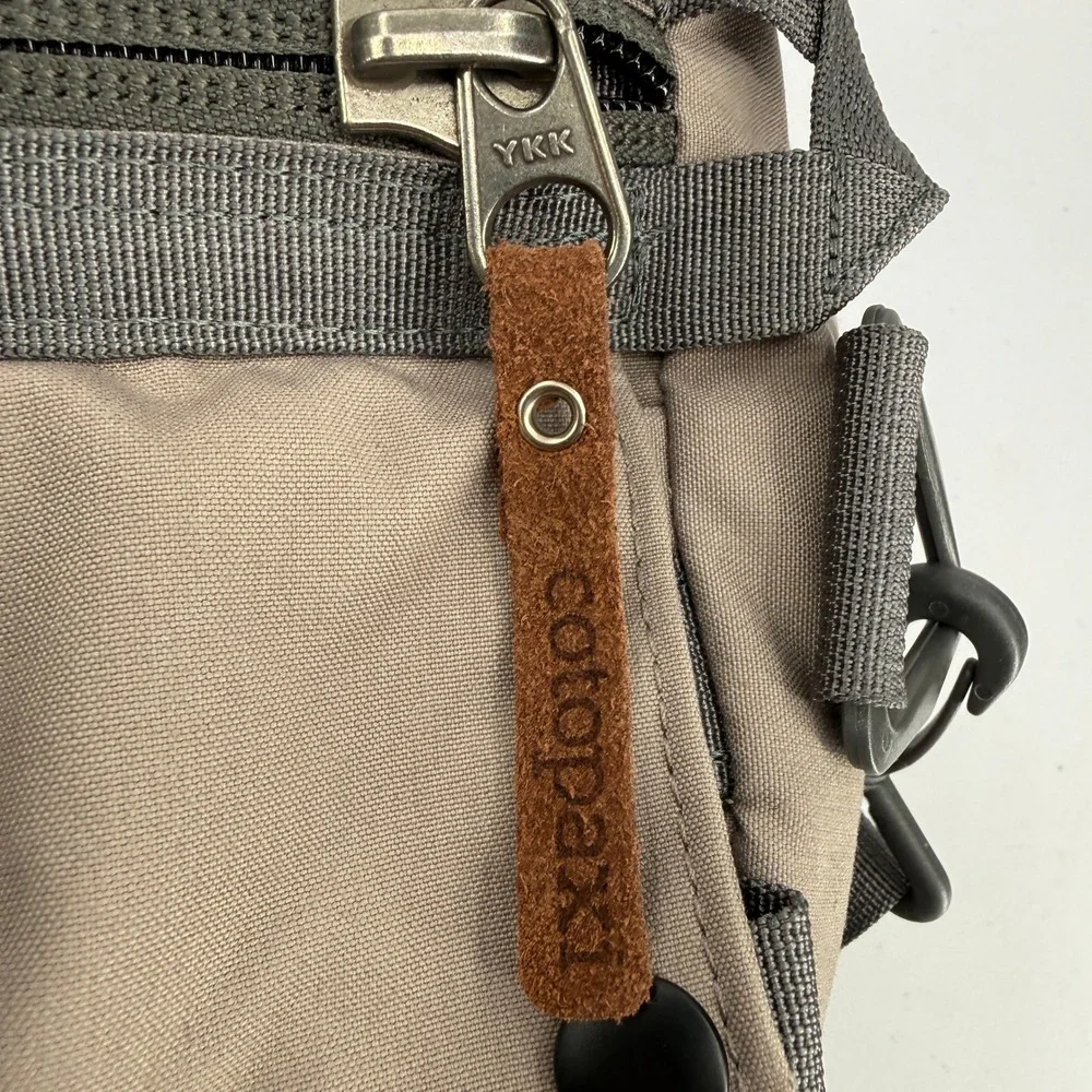 Cotopaxi Duffel Bag Unisex Tan Canvas Backpack Straps Travel Luggage